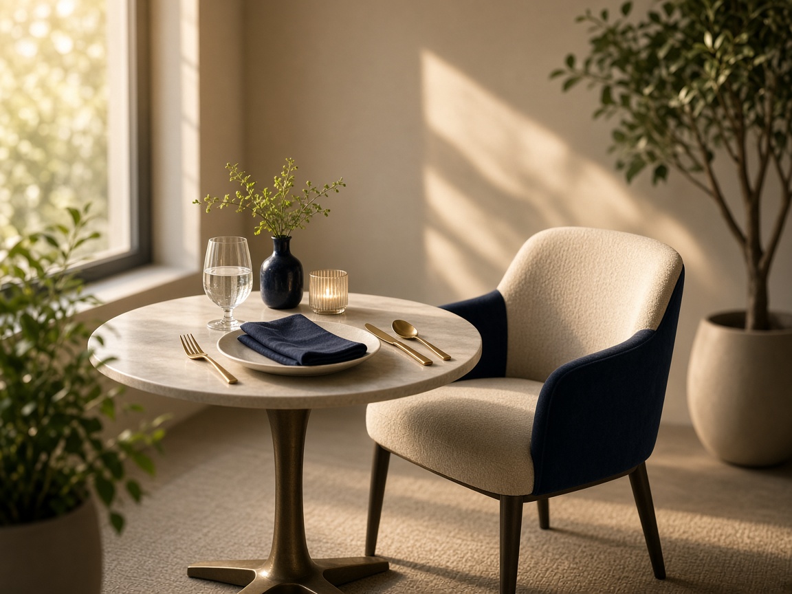 A single place setting and chair prepared for one person, representing individual consideration